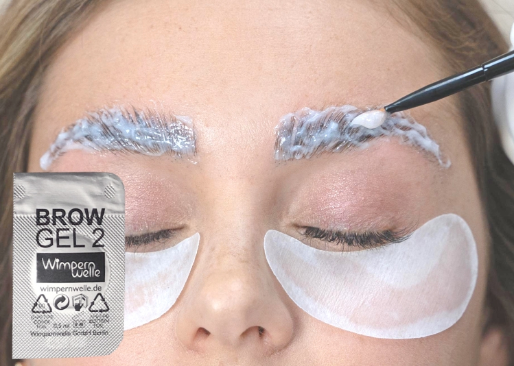 Brow lifting instructions - step 7